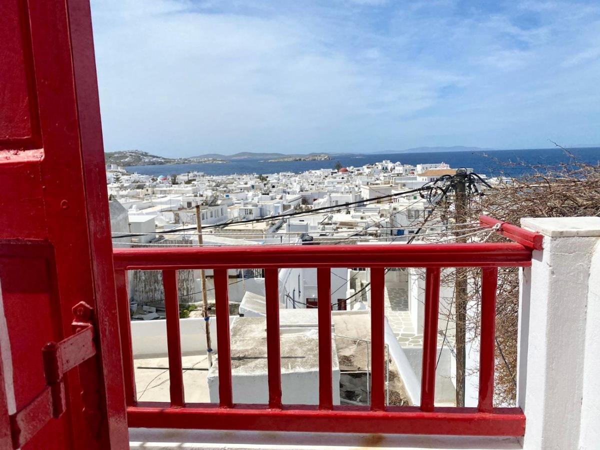Апартаменти Elenitas Town House With Balcony And Sea View Mykonos Town Екстер'єр фото