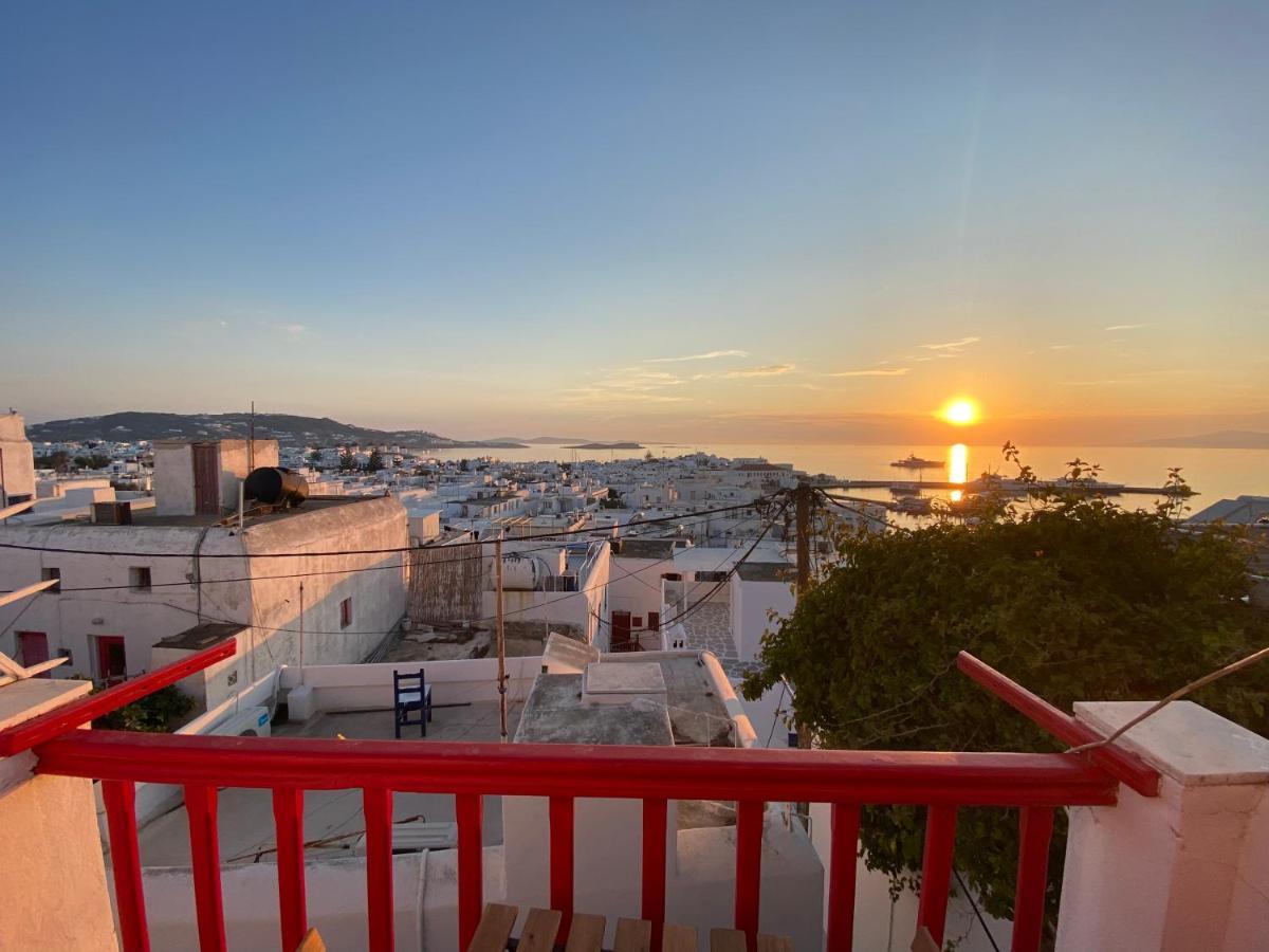 Апартаменти Elenitas Town House With Balcony And Sea View Mykonos Town Екстер'єр фото