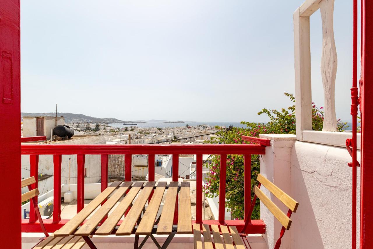 Апартаменти Elenitas Town House With Balcony And Sea View Mykonos Town Екстер'єр фото