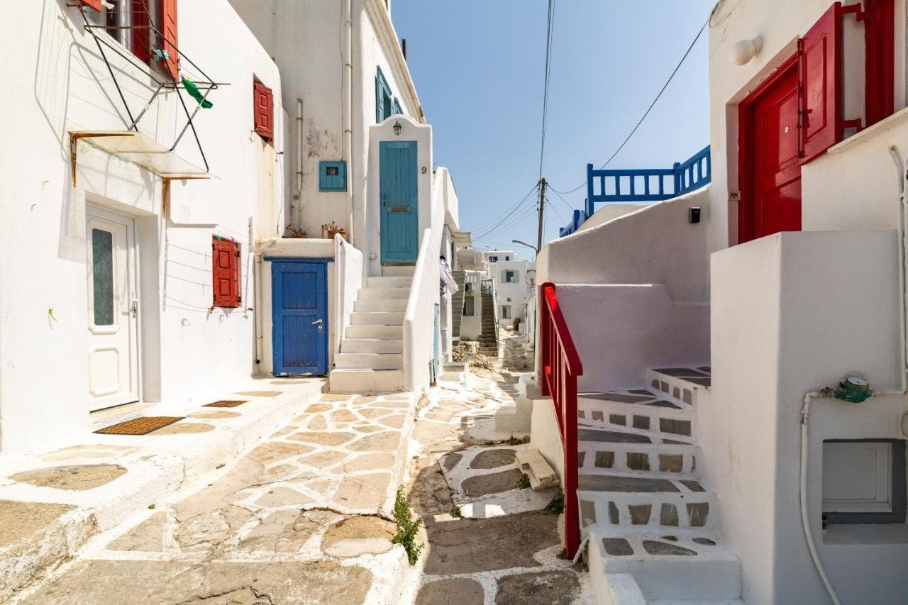Апартаменти Elenitas Town House With Balcony And Sea View Mykonos Town Екстер'єр фото